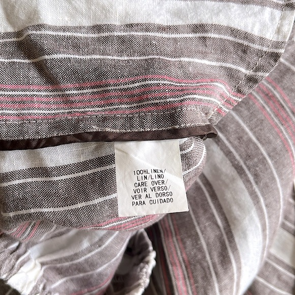 Stripped Linen Pants - Picture 4 of 4